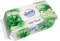Lara DA503XSZBA8699444262949 Nedves törlőkendő, alkoholmentes, parabénmentes aloe vera illatú kép