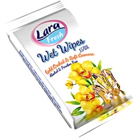 Lara DA503XSZBA8699444263687 Nedves törlőkendő, alkoholmentes orchidea és kasmír illatú kép