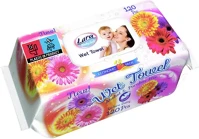 Lara LR103 Ves törlőkendő, alkoholmentes, parabénmentes gerbera illatú (120db kép