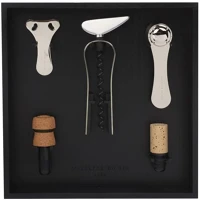 Latelier du vin LADUV095465 L'atelier du vin 095465 le ratelier a outils du vin boreszközök fa keretben kép