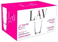 Lav LV-GLT397F Lav galata long drink 340ml koktélos pohár szett 6 darabos lv-glt397f