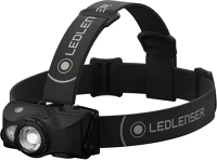 Led lenser 600LM/200M Mh8 outdoor tölthető led fejlámpa 600lm/200m, rgb, 1xli-ion, fekete kép