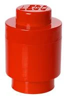 Lego® 40301730 Tárolódoboz, henger, piros kép