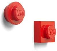 Lego® COR_L40101730 Mágnes, 2 különböző forma, piros kép