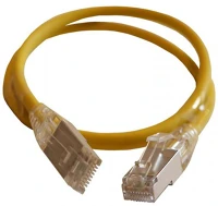 Legrand 0 515 Patch kábel, cat6a, árnyékolt, 0,5m, sárga kép