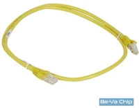 Legrand 051882 Cat6a (u/utp) sárga 1 méter lcs2 árnyékolatlan patch kábel kép