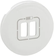 Legrand 068256 Céliane fehér 2xusb töltőaljzat burkolat kép