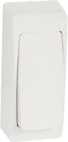 Legrand 086085 Oteo kerettel fehér falon kívüli keskeny egypólusú nyomó kép