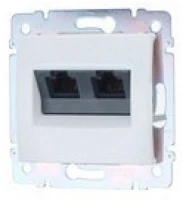 Legrand 2XRJ45 LCS2 Valena fehér 2xrj45 lcs2 cat6 utp aljzat (774243) kép