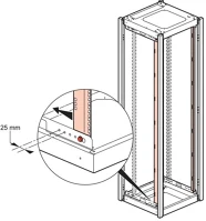 Legrand 33U, 1 PÁR Profilsín készlet - 19