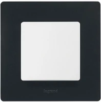 Legrand 397051 Niloé onyx fekete egyes keret kép