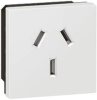 Legrand 572112 Ausztrál szabvány, csavaros 15 a fehér 2p+f csatlakozóaljzat kép