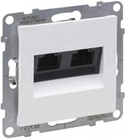 Legrand 721155 Suno cat.6a utp 2xrj45 fehér fali aljzat kép