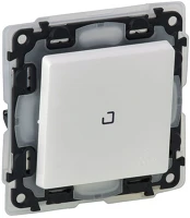 Legrand 752161 Valena life jelzőfénnyel ip44 fehér egypólusú kapcsoló kép