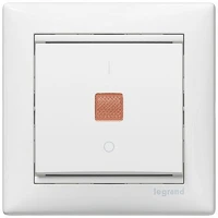 Legrand 774410 Valena jelzőfénnyel fehér egypólusú kapcsoló kép