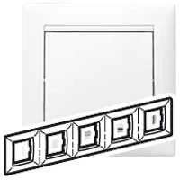 Legrand 774455 Valena fehér 5-ös keret kép