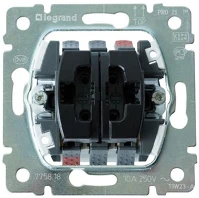 Legrand 775818 Galea life kettős váltóérintkezős nyomó kép