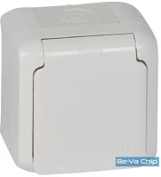 Legrand 782373 Legrand 782373 Forix IP44 fehér 2P+F csatlakozóaljzat kép