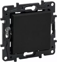 Legrand 863501 863501 niloé step egypólusú kapcsoló 10ax fekete kép