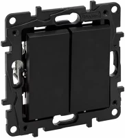 Legrand 863505 863505 niloé step csillárkapcsoló 10ax fekete kép
