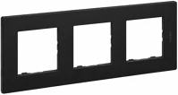 Legrand 863593 863593 niloé step 3-as keret fekete kép