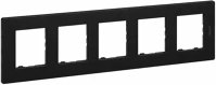 Legrand 863595 863595 niloé step 5-ös keret fekete kép