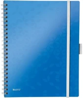 Leitz 01.0164603 Spirálfüzet kockás  wow active a/4 80 lapos kék kép