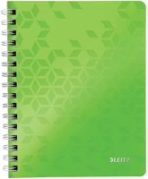 Leitz 01.0169105 Spirálfüzet vonalas  wow a/5 80 lapos zöld kép