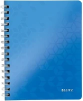 Leitz 01.0169703 Spirálfüzet kockás  wow a/5 80 lapos kék kép