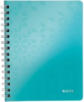 Leitz 01.0169724 Spirálfüzet kockás  wow a/5 80 lapos jégkék kép