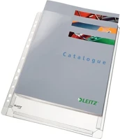 Leitz 02.00286 Lefűzhető genotherm  jumbo a/4 170 mikron narancsos 10 darabos kép