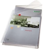 Leitz 02.00287 Lefűzhető genotherm  jumbo a/4 170 mikron füles narancsos 5 darabos kép