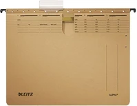 Leitz 02.00583 Függőmappa gyorsfűző szerkezettel  alpha a/4 karton natúr 25 db/doboz kép