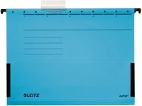 Leitz 02.0058603 Függőmappa oldalvédelemmel  alpha standard a/4 karton kék 25 db/doboz kép