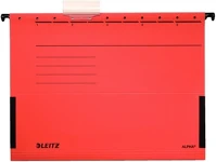 Leitz 02.0058604 Függőmappa oldalvédelemmel  alpha standard a/4 karton piros 25 db/doboz kép