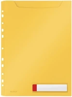 Leitz 02.00827 Lefűzhető genotherm  cosy privacy jumbo a/4 200 mikron melegsárga 3 darabos kép
