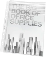 Leitz 02.01001 Jumbo A/4 180 mikron behajtható füllel víztiszta 5 darabos kép