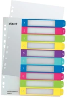 Leitz 1-10 Regiszter  wow műanyag nyomtatható extra széles 1-10 kép
