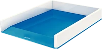 Leitz 53611036 Wow kettős színhatású irattálca, fehér-kék (53611036) kép