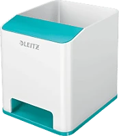 Leitz 53631051 Wow kettős színhatású tolltartó, fehér-jégkék (53631051) kép