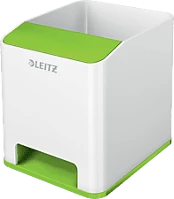Leitz 53631054 Wow kettős színhatású tolltartó, fehér-zöld (53631054) kép