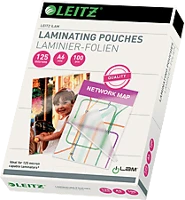 Leitz 33806 Ilam standard a6 125 mikron 100db/csomag meleglamináló-fólia kép