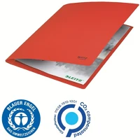 Leitz 39040025 Recycle a4 karton piros gyorsfűző kép