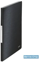 Leitz 39580094 Leitz Style 20 tasakos szaténfekete iratvédő mappa kép