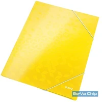Leitz 39820016 Gumis mappa  wow a/4 karton 15 mm sárga kép