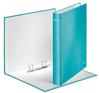 Leitz 42410051 Gyűrűskönyv a4, maxi 4cm, 2 gyűrű, d alakú, karton  wow jégkék kép