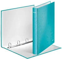 Leitz 42420051 Wow a4 4 gyűrűs jégkék gyűrűskönyv kép