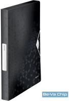 Leitz 46290095 Wow jumbo pp fekete gumis mappa kép