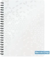 Leitz 46380001 Wow a4 kockás fehér spirálfüzet kép