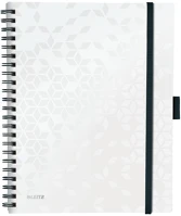 Leitz 46450001 Spirálfüzet wow active a/4 80 lapos kockás fehér kép